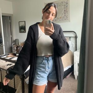 Free People black cardigan